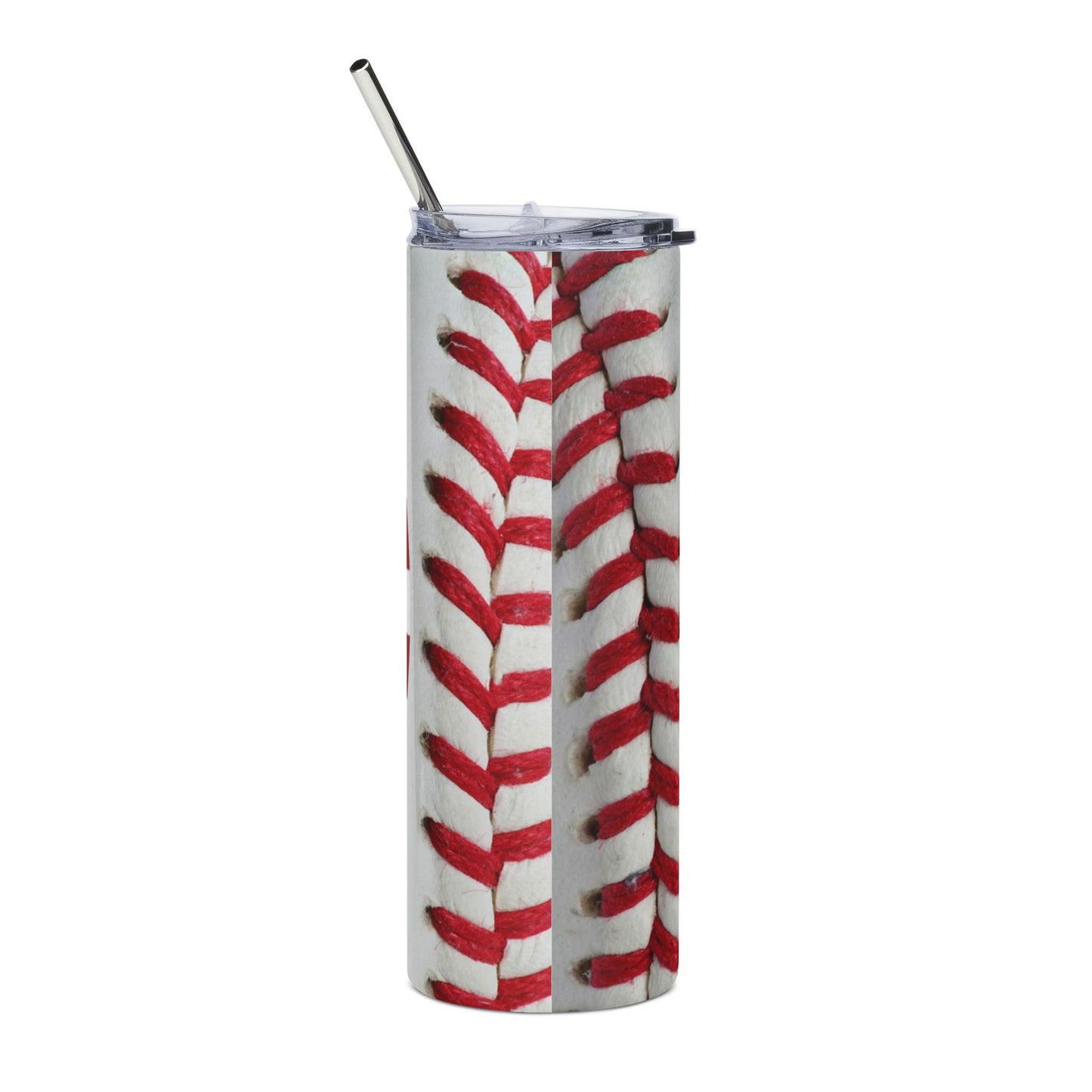 American Flag Baseball 20oz Stainless Steel Tumbler