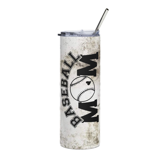 Baseball Mom 20oz Stainless Steel Tumbler